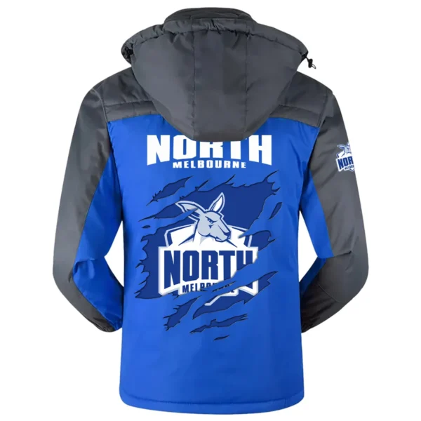 North Melbourne Kangaroos Exclusive Logo Plush Charging Suit AFL QTVA230625AFL01NMFC - Blue - Image 3