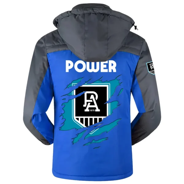 Port Adelaide Power Exclusive Logo Plush Charging Suit AFL QTVA230625AFL01PORT - Blue - Image 3