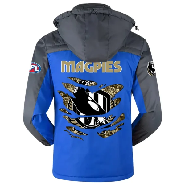 Collingwood Magpies Exclusive Logo Plush Charging Suit AFL QTVA240625AFL02COLL - Blue - Image 3