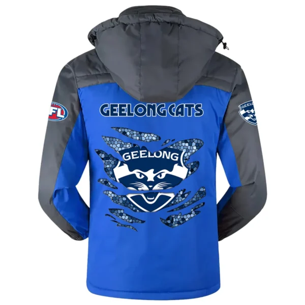 Geelong Cats Exclusive Logo Plush Charging Suit AFL QTVA240625AFL02GEEL - Blue - Image 3