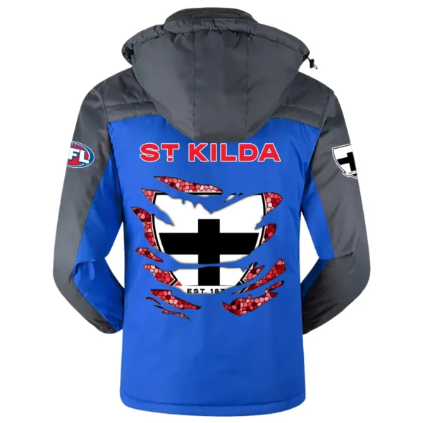 St Kilda Saints Exclusive Logo Plush Charging Suit AFL QTVA240625AFL02STK - Blue - Image 3