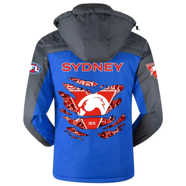 Sydney Swans Exclusive Logo Plush Charging Suit AFL QTVA240625AFL02SYD - Blue - Image 3