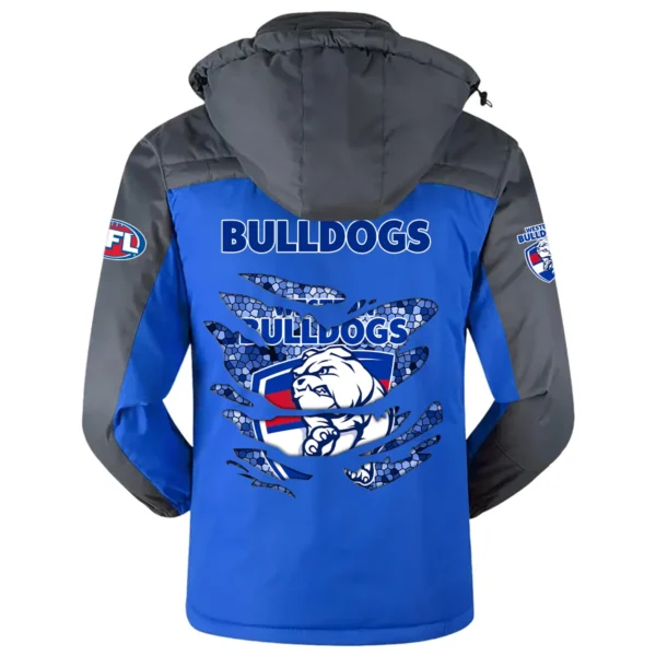Western Bulldogs Exclusive Logo Plush Charging Suit AFL QTVA240625AFL02WB - Blue - Image 3