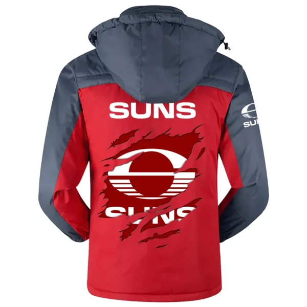 Gold Coast SUNS Exclusive Logo Plush Charging Suit AFL QTVA230625AFL01GCFC - Red - Image 3
