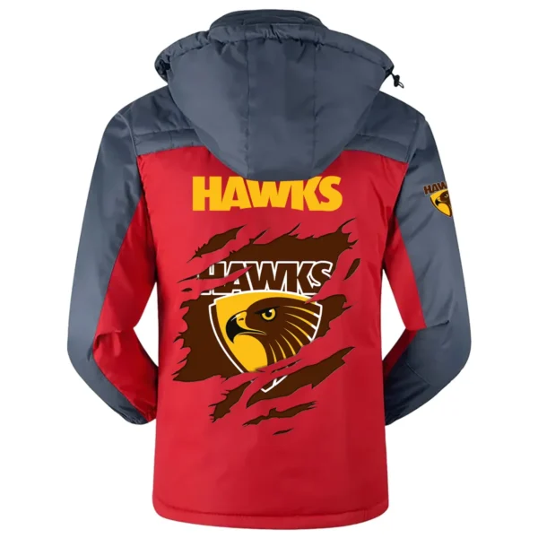 Hawthorn Hawks Exclusive Logo Plush Charging Suit AFL QTVA230625AFL01HAW - Red - Image 3
