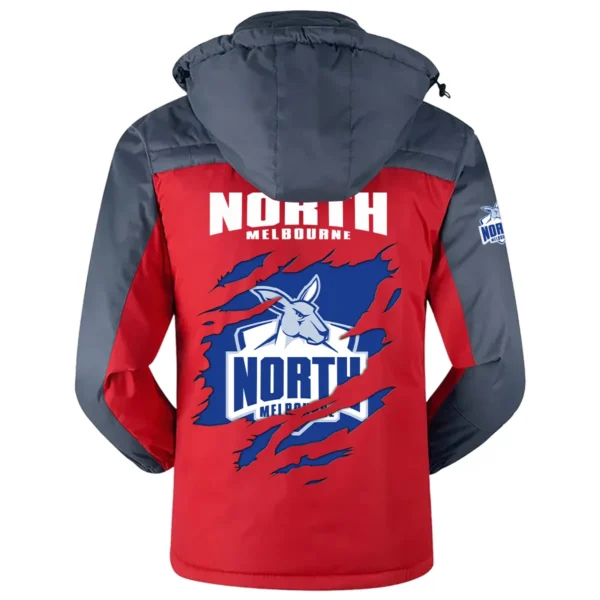 North Melbourne Kangaroos Exclusive Logo Plush Charging Suit AFL QTVA230625AFL01NMFC - Red - Image 3