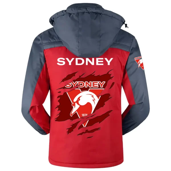 Sydney Swans Exclusive Logo Plush Charging Suit AFL QTVA230625AFL01SYD - Red - Image 3