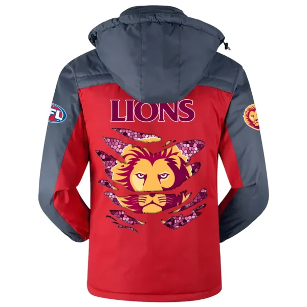 Brisbane Lions Exclusive Logo Plush Charging Suit AFL QTVA240625AFL02BL - Red - Image 3
