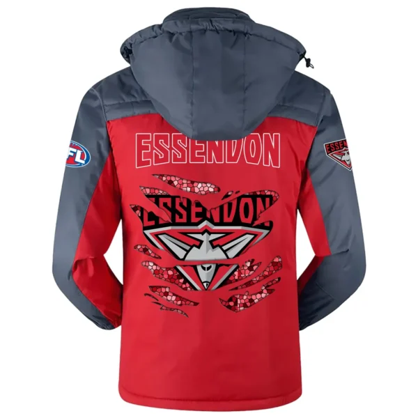 Essendon Bombers Exclusive Logo Plush Charging Suit AFL QTVA240625AFL02ESS - Red - Image 3