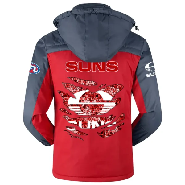 Gold Coast SUNS Exclusive Logo Plush Charging Suit AFL QTVA240625AFL02GCFC - Red - Image 3