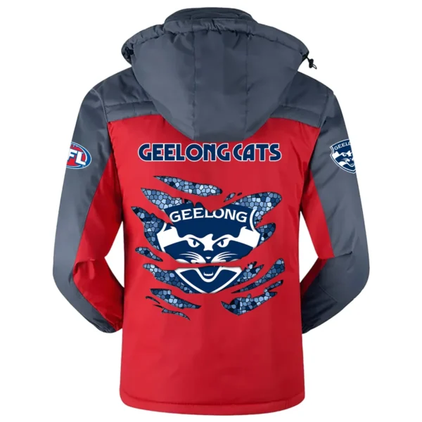 Geelong Cats Exclusive Logo Plush Charging Suit AFL QTVA240625AFL02GEEL - Red - Image 3