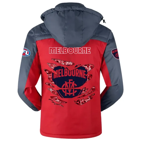 Melbourne Demons Exclusive Logo Plush Charging Suit AFL QTVA240625AFL02MELB - Red - Image 3