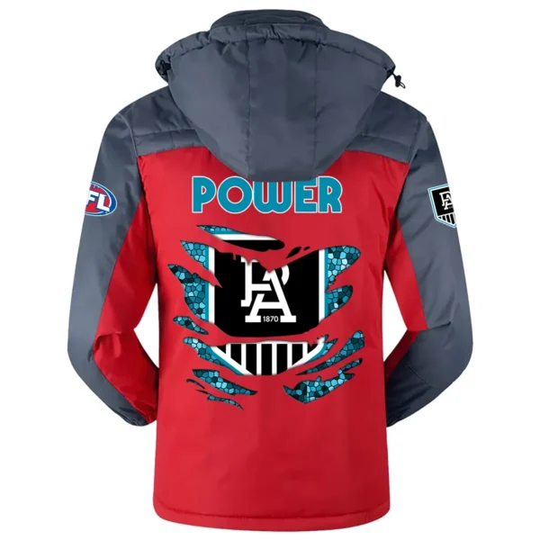 Port Adelaide Power Exclusive Logo Plush Charging Suit AFL QTVA240625AFL02PORT - Red - Image 3