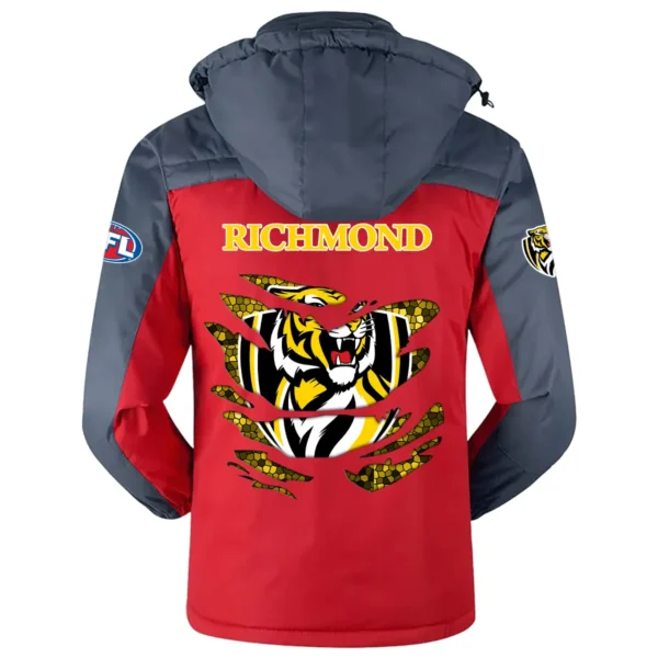 Richmond Tigers Exclusive Logo Plush Charging Suit AFL QTVA240625AFL02RICH - Red - Image 3