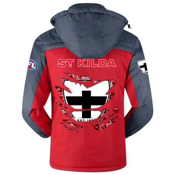 St Kilda Saints Exclusive Logo Plush Charging Suit AFL QTVA240625AFL02STK - Red - Image 3