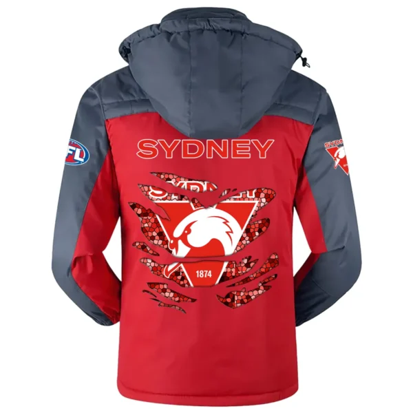 Sydney Swans Exclusive Logo Plush Charging Suit AFL QTVA240625AFL02SYD - Red - Image 3