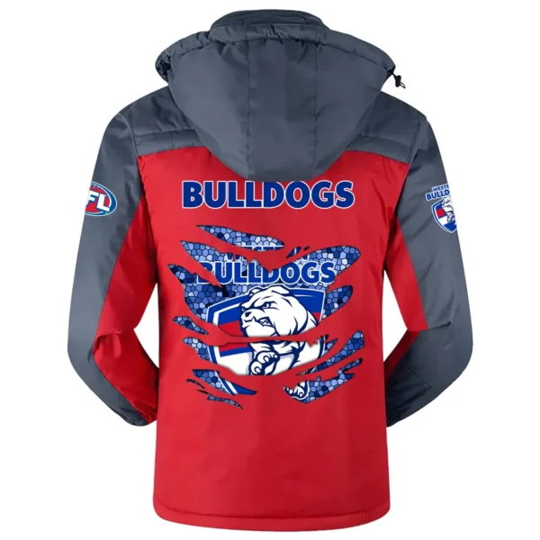 Western Bulldogs Exclusive Logo Plush Charging Suit AFL QTVA240625AFL02WB - Red - Image 3