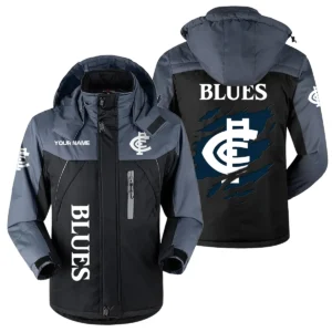 Carlton Blues Exclusive Logo Plush Charging Suit AFL QTVA230625AFL01CARL - Black
