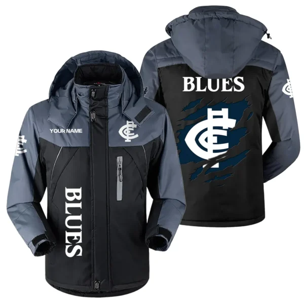 Carlton Blues Exclusive Logo Plush Charging Suit AFL QTVA230625AFL01CARL - Black