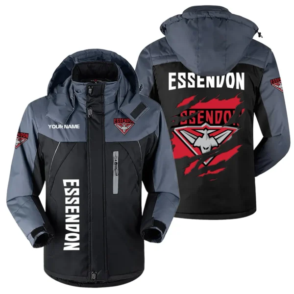 Essendon Bombers Exclusive Logo Plush Charging Suit AFL QTVA230625AFL01ESS - Black