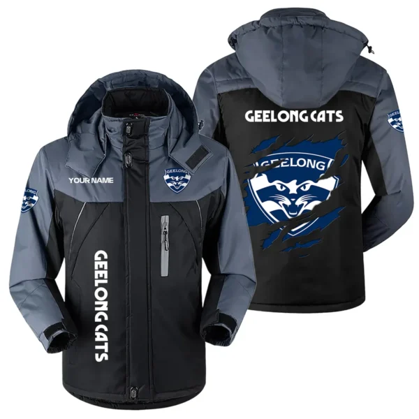 Geelong Cats Exclusive Logo Plush Charging Suit AFL QTVA230625AFL01GEEL - Black