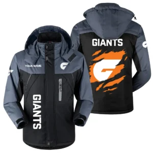 GWS Giants Exclusive Logo Plush Charging Suit AFL QTVA230625AFL01GWS - Black
