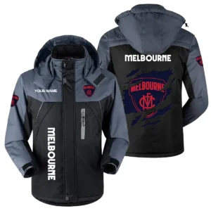 Melbourne Demons Exclusive Logo Plush Charging Suit AFL QTVA230625AFL01MELB - Black