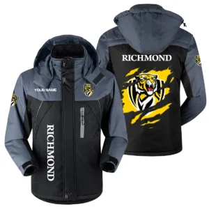 Richmond Tigers Exclusive Logo Plush Charging Suit AFL QTVA230625AFL01RICH - Black