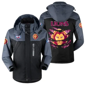Brisbane Lions Exclusive Logo Plush Charging Suit AFL QTVA240625AFL02BL - Black