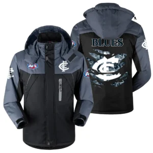 Carlton Blues Exclusive Logo Plush Charging Suit AFL QTVA240625AFL02CARL - Black