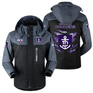 Fremantle Dockers Exclusive Logo Plush Charging Suit AFL QTVA240625AFL02FRE - Black