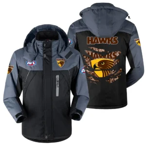 Hawthorn Hawks Exclusive Logo Plush Charging Suit AFL QTVA240625AFL02HAW - Black