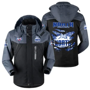 North Melbourne Kangaroos Exclusive Logo Plush Charging Suit AFL QTVA240625AFL02NMFC - Black