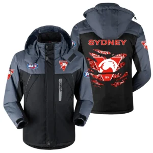 Sydney Swans Exclusive Logo Plush Charging Suit AFL QTVA240625AFL02SYD - Black