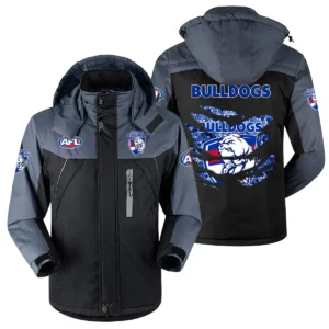 Western Bulldogs Exclusive Logo Plush Charging Suit AFL QTVA240625AFL02WB - Black