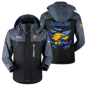 West Coast Eagles Exclusive Logo Plush Charging Suit AFL QTVA240625AFL02WCE - Black