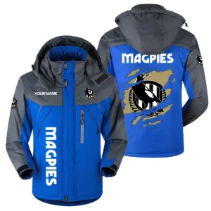 Collingwood Magpies Exclusive Logo Plush Charging Suit AFL QTVA230625AFL01COLL - Blue