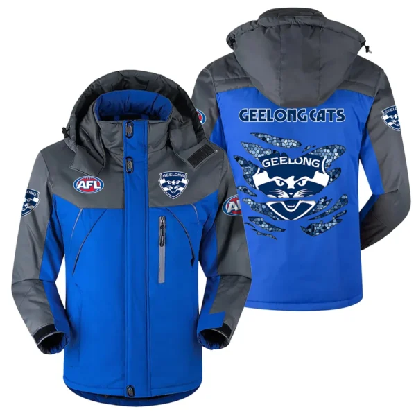 Geelong Cats Exclusive Logo Plush Charging Suit AFL QTVA240625AFL02GEEL - Blue