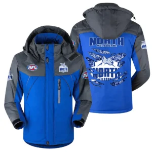 North Melbourne Kangaroos Exclusive Logo Plush Charging Suit AFL QTVA240625AFL02NMFC - Blue
