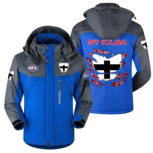 St Kilda Saints Exclusive Logo Plush Charging Suit AFL QTVA240625AFL02STK - Blue