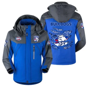Western Bulldogs Exclusive Logo Plush Charging Suit AFL QTVA240625AFL02WB - Blue