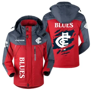 Carlton Blues Exclusive Logo Plush Charging Suit AFL QTVA230625AFL01CARL - Red