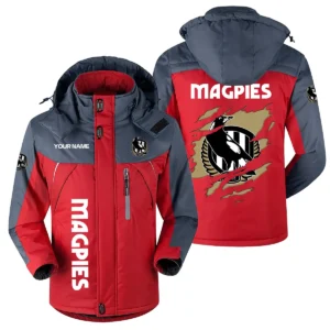 Collingwood Magpies Exclusive Logo Plush Charging Suit AFL QTVA230625AFL01COLL - Red