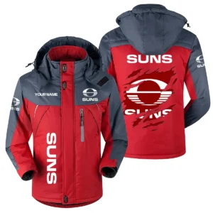 Gold Coast SUNS Exclusive Logo Plush Charging Suit AFL QTVA230625AFL01GCFC - Red