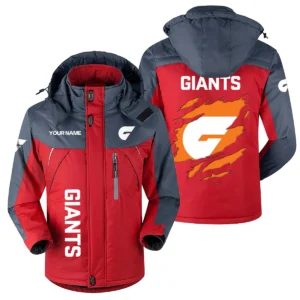 GWS Giants Exclusive Logo Plush Charging Suit AFL QTVA230625AFL01GWS - Red