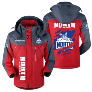 North Melbourne Kangaroos Exclusive Logo Plush Charging Suit AFL QTVA230625AFL01NMFC - Red