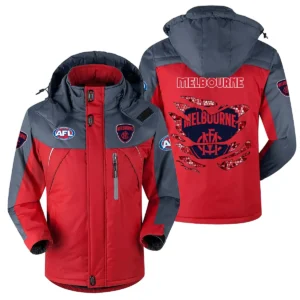 Melbourne Demons Exclusive Logo Plush Charging Suit AFL QTVA240625AFL02MELB - Red