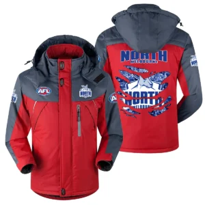 North Melbourne Kangaroos Exclusive Logo Plush Charging Suit AFL QTVA240625AFL02NMFC - Red