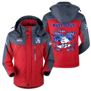 Western Bulldogs Exclusive Logo Plush Charging Suit AFL QTVA240625AFL02WB - Red