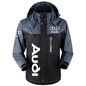 Audi Exclusive Logo Plush Charging Suit Car QTCAR120625A1AUD - Black